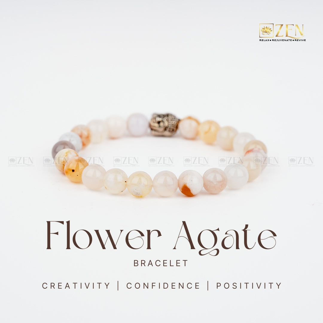 Flower Agate Bracelet