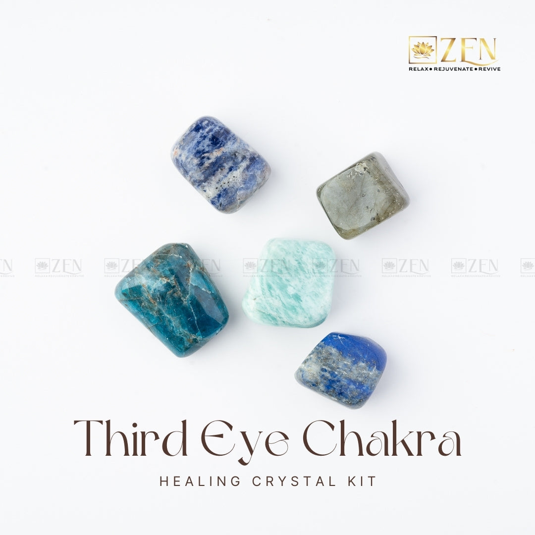 Third Eye Chakra Healing Crystal Kit