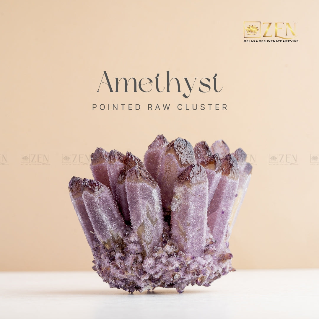 Amethyst Pointed Raw Cluster