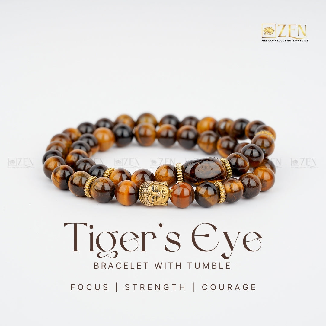 Tiger Eye Bracelet with Tumble