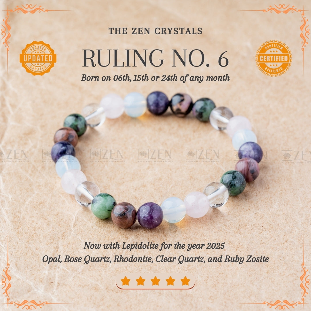 Ruling Number 6 Bracelet