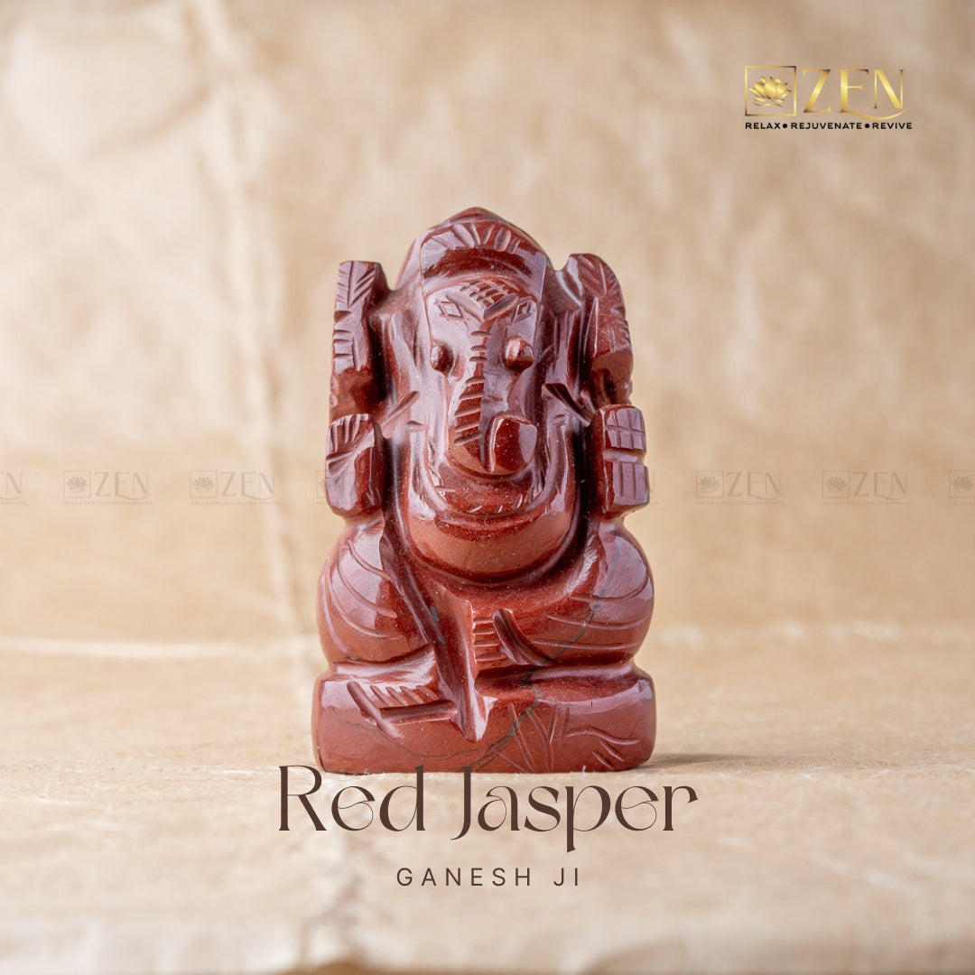 Red Jasper Ganesh Ji