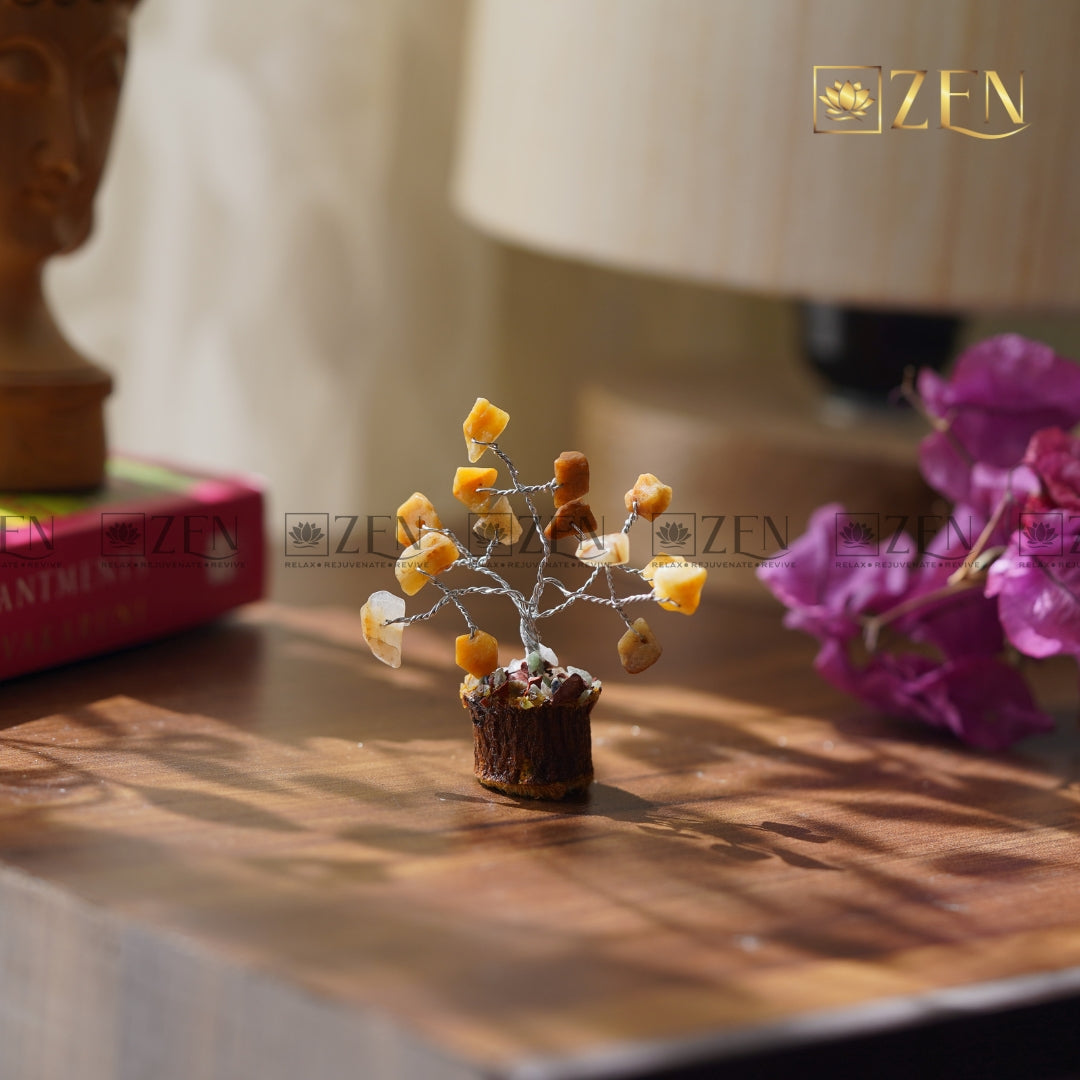 Yellow Calcite Mini Tree