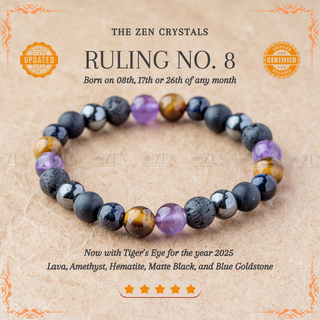 Ruling Number 8 Bracelet