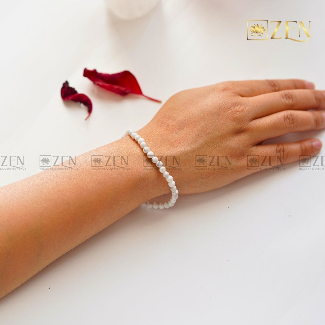 Howlite Bracelet - 4mm