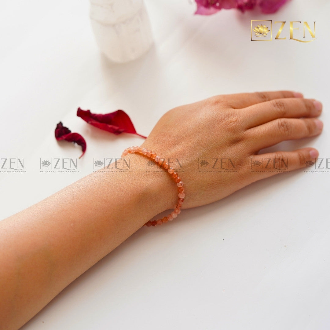 Sunstone Bracelet - 4mm