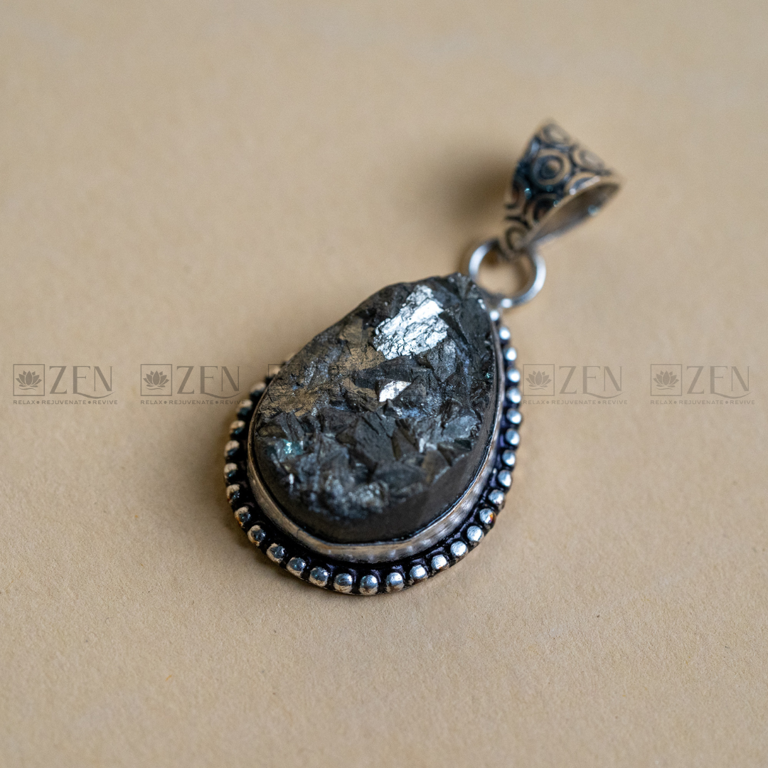 Raw Pyrite Pendant