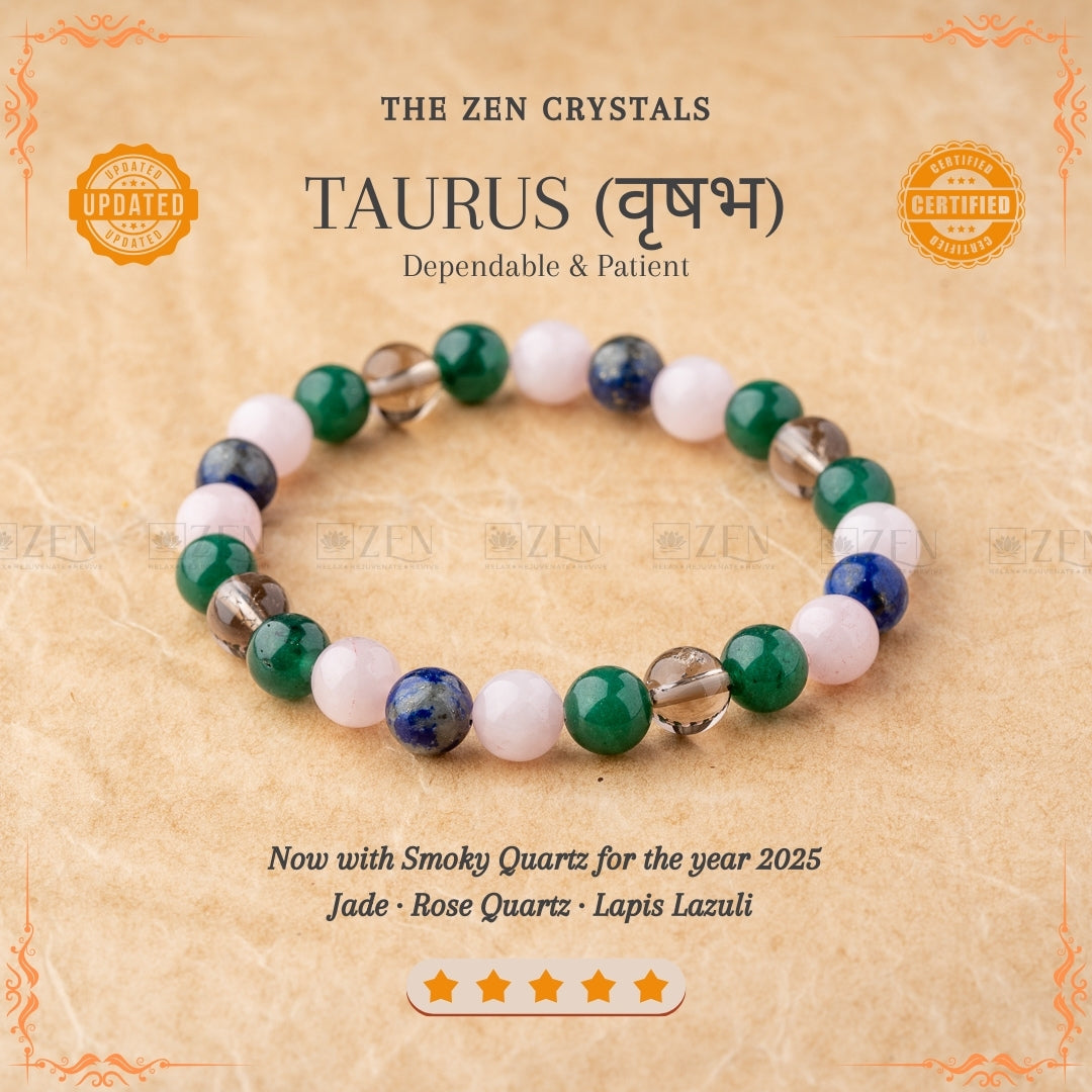 Taurus Zodiac Bracelet (वृषभ राशि)