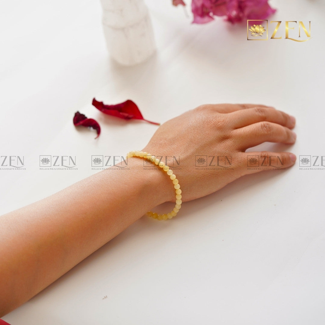 Yellow Calcite Bracelet - 4mm