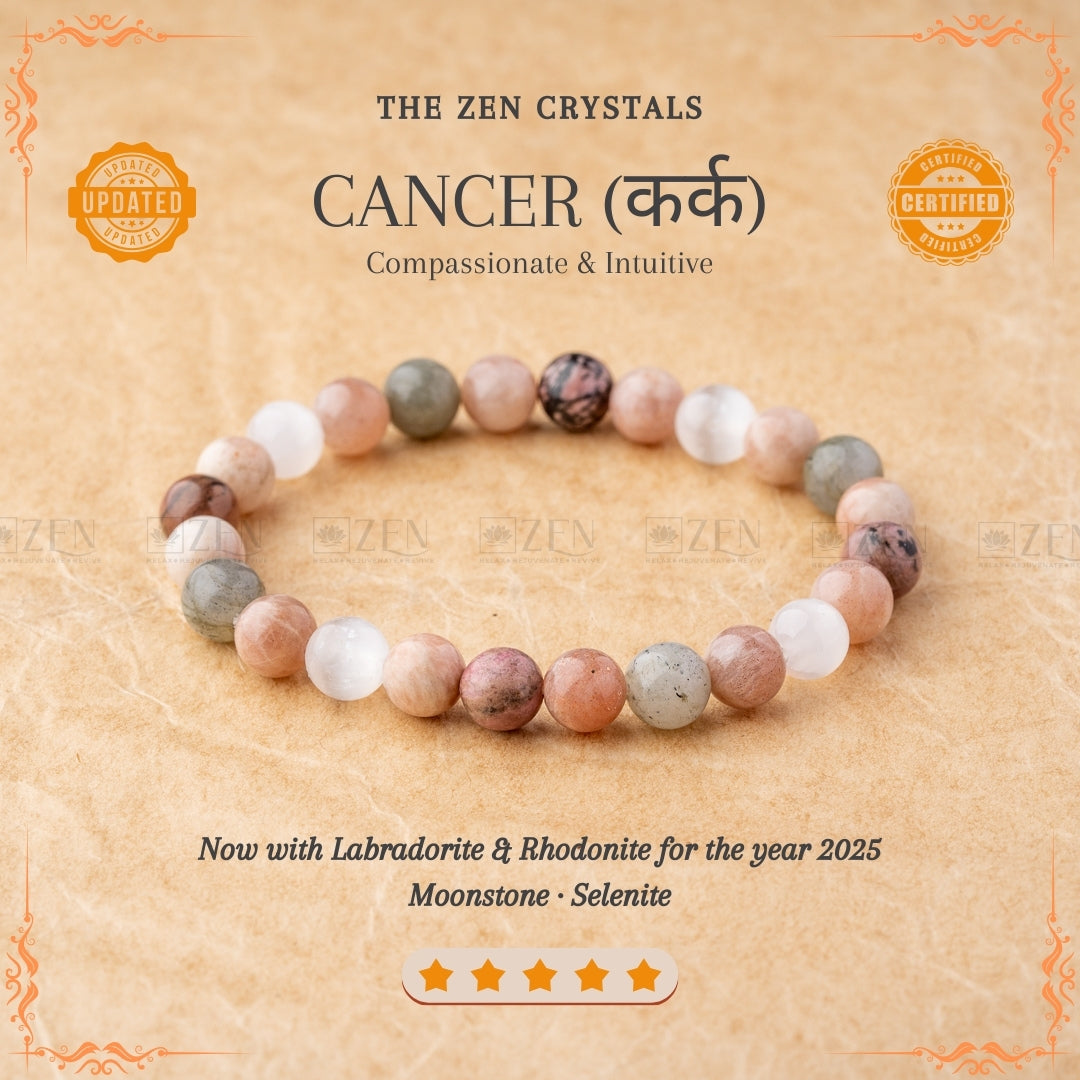 Cancer Zodiac Bracelet (कर्क राशि)