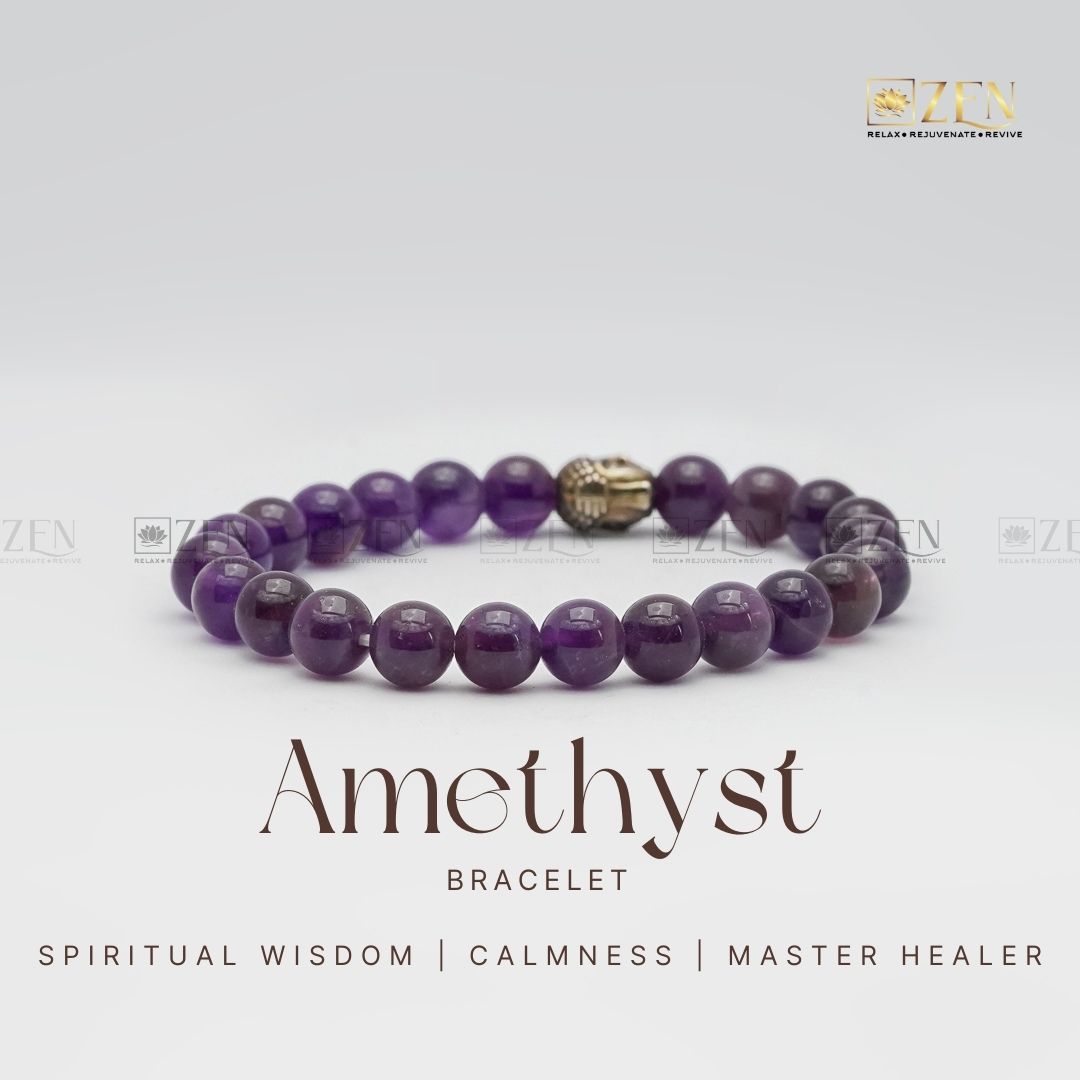 Zen Amethyst Bracelet For Wisdom