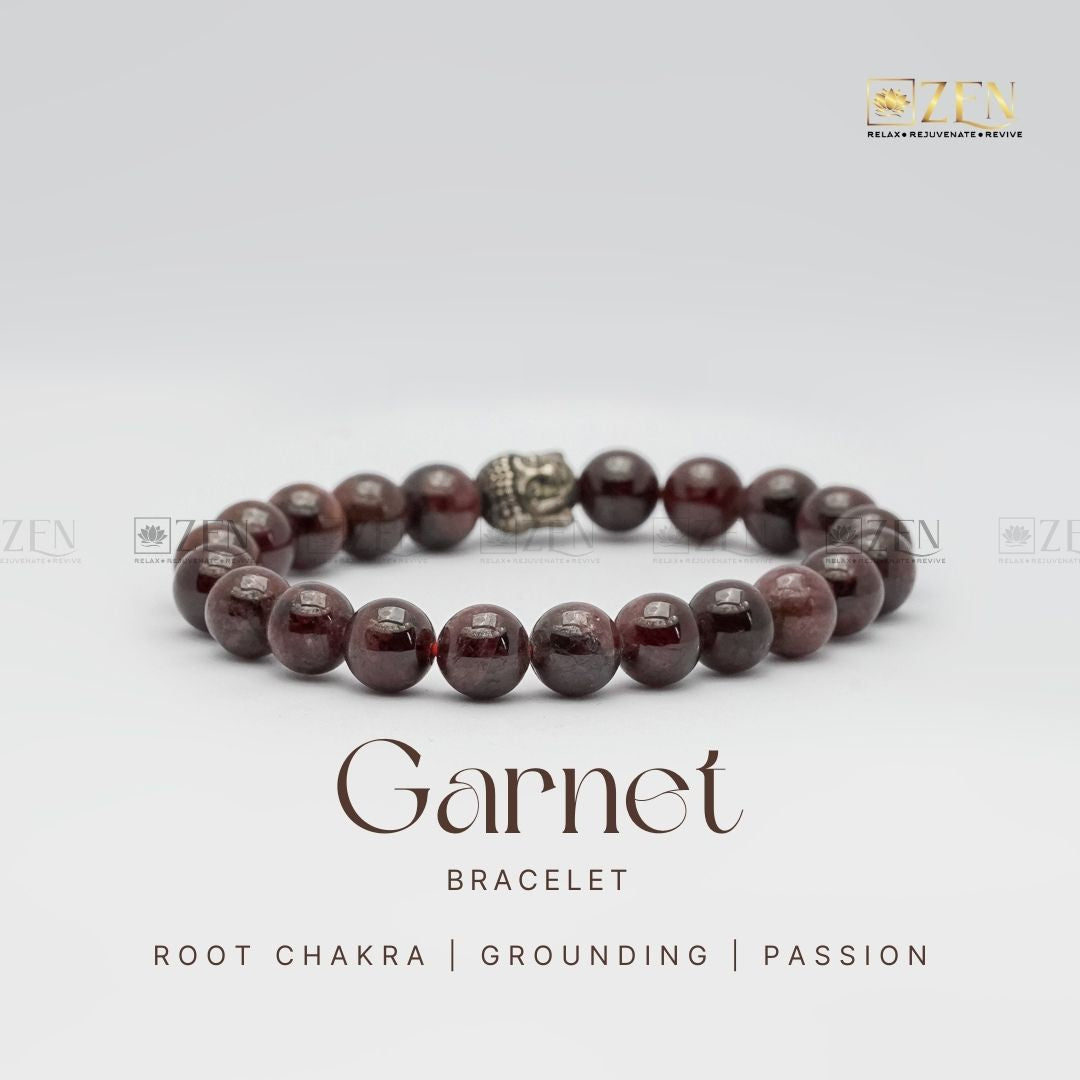Zen Garnet Bracelet