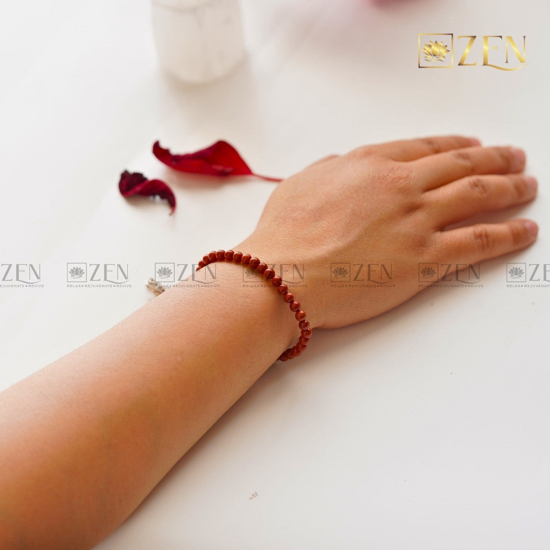 Red Jasper Bracelet - 4mm