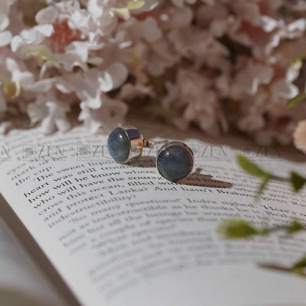 Labradorite Stud Earrings