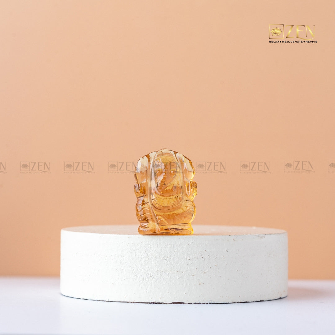Citrine Mini Ganesh Ji