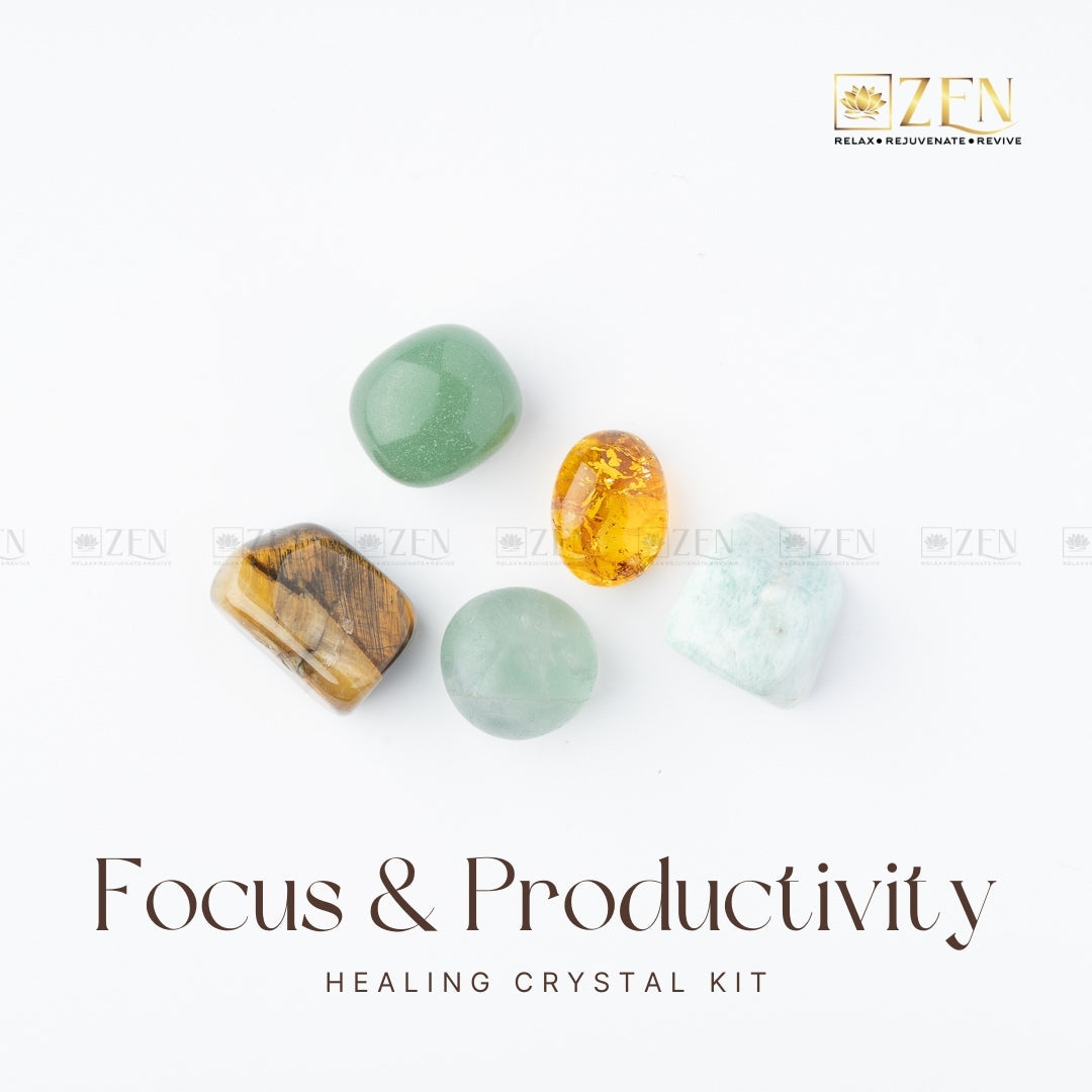 Focus and Productivity Healing Crystal Kit