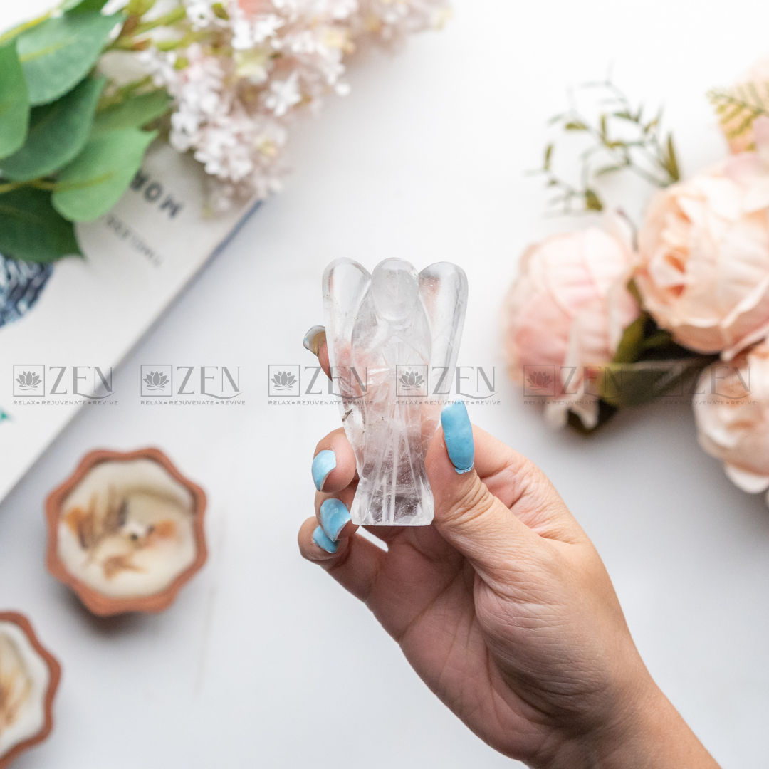 Clear Quartz Angel For Divine Guidance