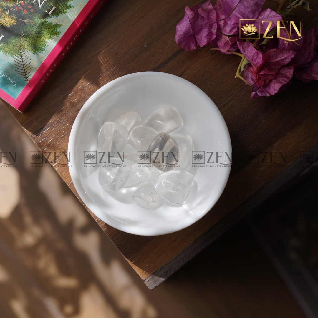 Clear Quartz Tumbles