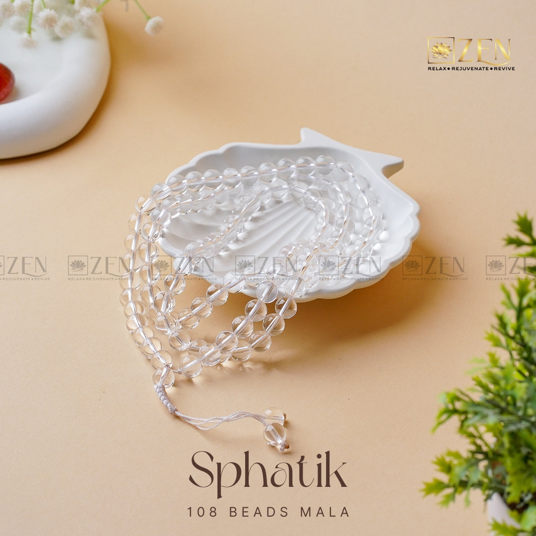 Sphatik Jaap Mala | The Zen Crystals