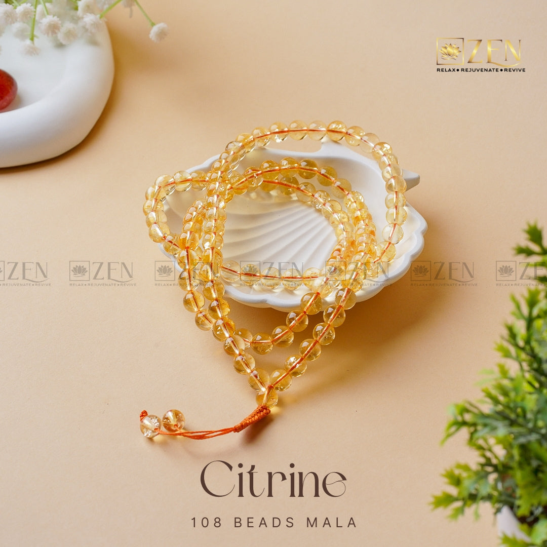 Citrine Jaap Mala | The Zen Crystals