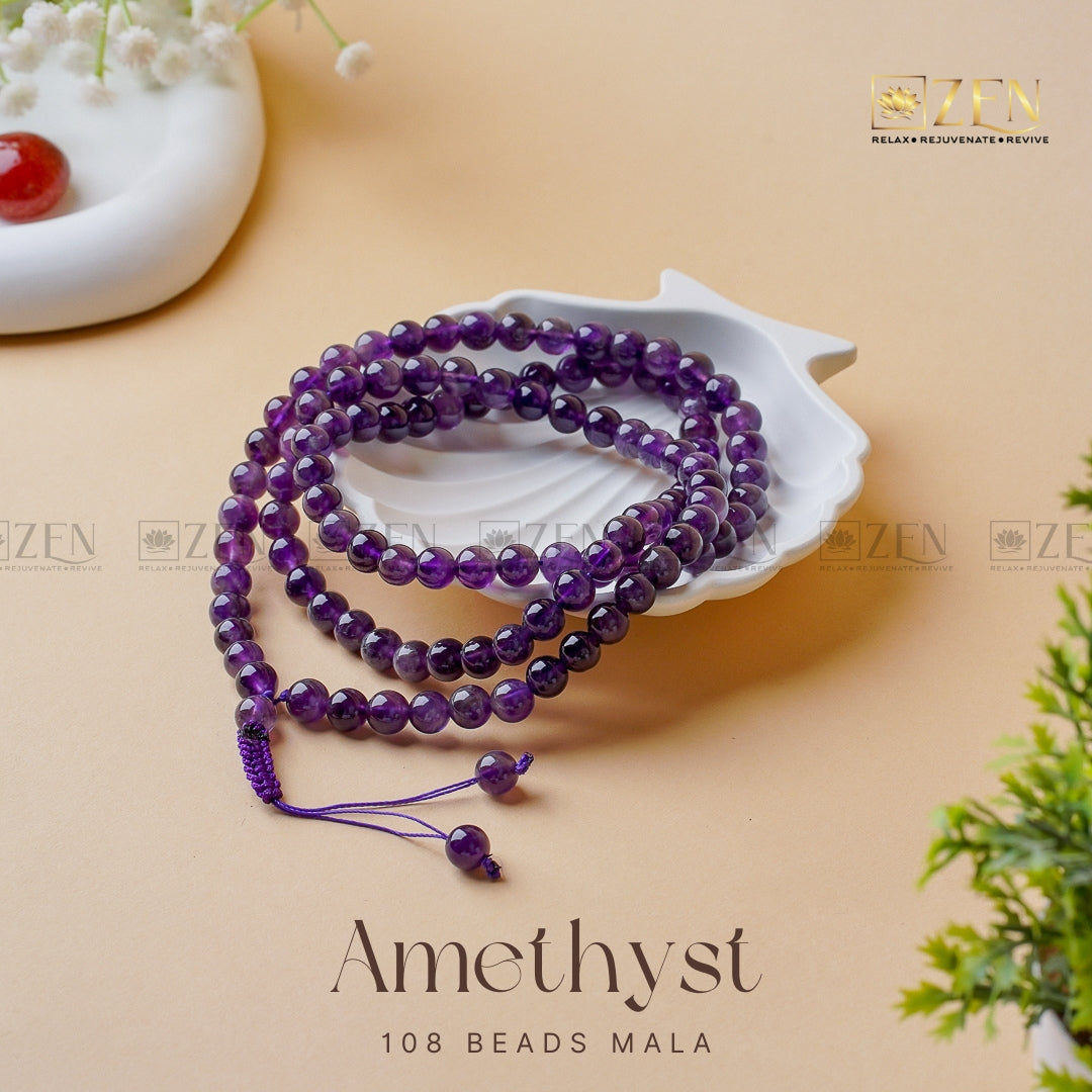 Amethyst Jaap Mala | The Zen Crystals