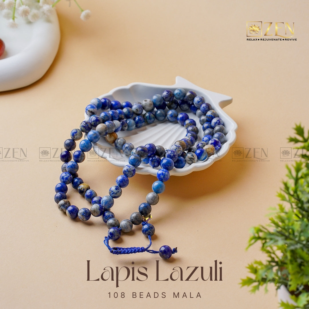 Lapis Lazuli Jaap Mala | The Zen Crystals