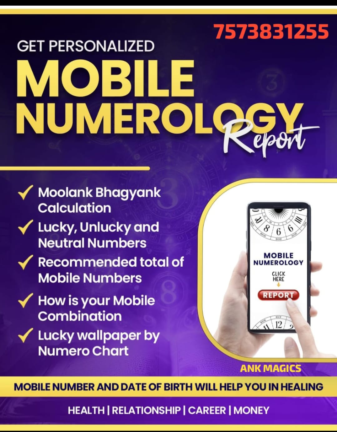 MOBILE NUMEROLOGY REPORT