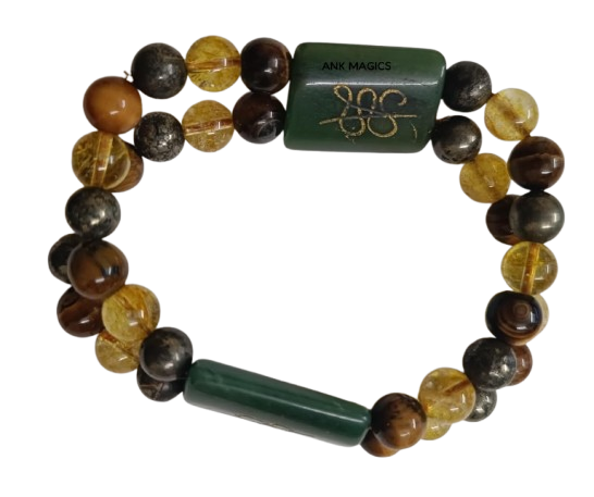 MONEY MAGNET BRACELET WITH ZIBU CHOKI